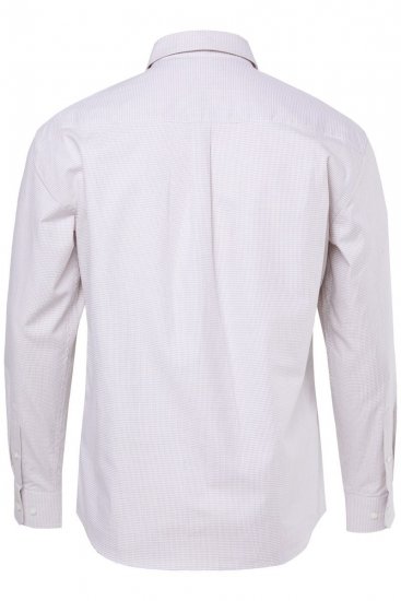 JP1880 Business Shirt Long Sleeve Pink - Srajce - Moške srajce za Močnejše Postave
