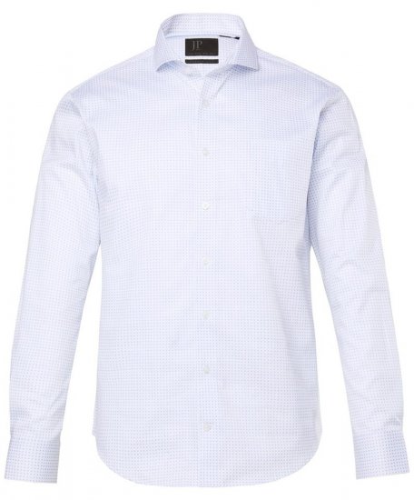 JP1880 Business Shirt Long Sleeve Snow White - Srajce - Moške srajce za Močnejše Postave