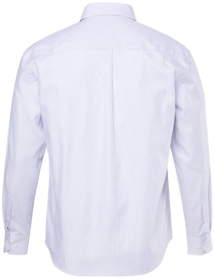 JP1880 Business Shirt Long Sleeve Striped Snow White - Srajce - Moške srajce za Močnejše Postave