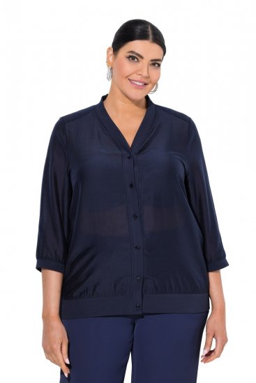 Ulla Popken 841127 Bluza Temno modra - Ulla Popken - Ulla Popken oblačila večjih velikosti