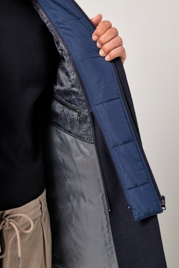 JP1880 Coat Flexnamic With Removable Insert Navy - Jakne - Moške bunde za Močnejše Postave