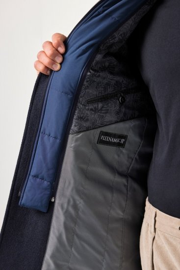 JP1880 Coat Flexnamic With Removable Insert Navy - Jakne - Moške bunde za Močnejše Postave