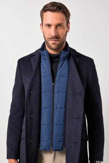 JP1880 Coat Flexnamic With Removable Insert Navy - Jakne - Moške bunde za Močnejše Postave