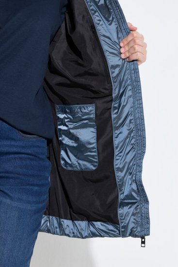 Ulla Popken 842013 Prešita jakna Denim modra - Jakne - Jakne za ženske v velikih številkah
