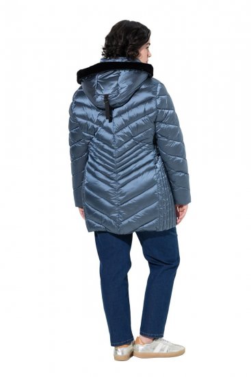 Ulla Popken 842013 Prešita jakna Denim modra - Jakne - Jakne za ženske v velikih številkah
