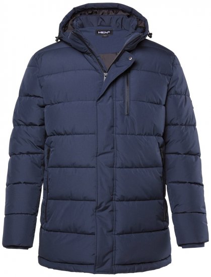 Men+ 426 Parka s kapuco Temno modra - Jakne - Moške bunde za Močnejše Postave