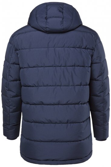 Men+ 426 Parka s kapuco Temno modra - Jakne - Moške bunde za Močnejše Postave