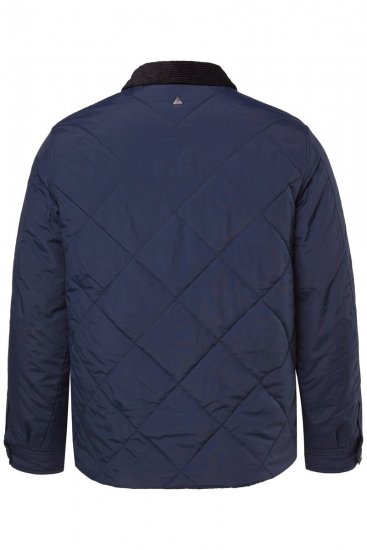 JP1880 842790 Prešita bomber jakna iz recikliranega materiala Temno modra - Jakne - Moške bunde za Močnejše Postave