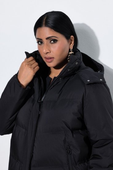 Ulla Popken SYMPATEX Triple Function Coat Black - Plašči - Plašči za ženske večjih velikosti