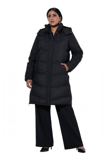 Ulla Popken SYMPATEX Triple Function Coat Black - Plašči - Plašči za ženske večjih velikosti