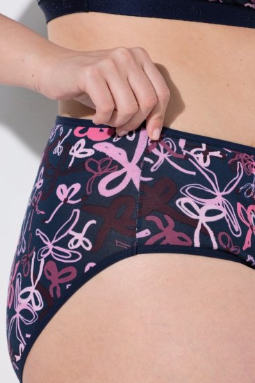 Ulla Popken 844495 Spodnjice 5 kosa Slivova - Spodnjice - 