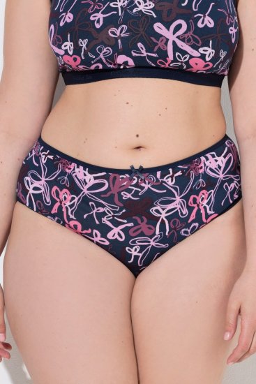 Ulla Popken 844495 Spodnjice 5 kosa Slivova - Spodnjice - 