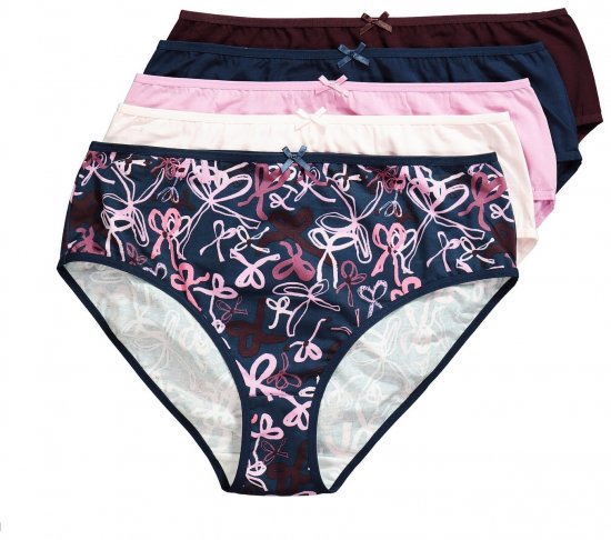 Ulla Popken 844495 Spodnjice 5 kosa Slivova - Spodnjice - 