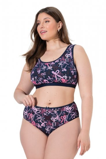 Ulla Popken 844495 Spodnjice 5 kosa Slivova - Spodnjice - 