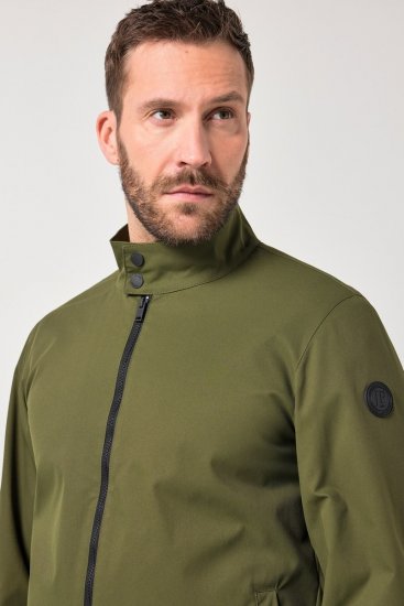 JP1880 844652 Bomber jakna z gumbi Khaki - Jakne - Moške bunde za Močnejše Postave