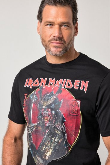 JP1880 845106 Iron Maiden Senjutsu Majica Črna - Majice z glasbenimi skupinami - Band majice z glasbenimi motivi
