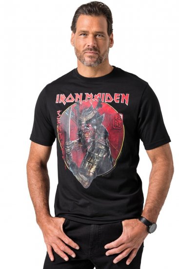 JP1880 845106 Iron Maiden Senjutsu Majica Črna - Majice z glasbenimi skupinami - Band majice z glasbenimi motivi