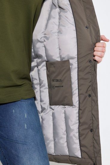 Ulla Popken 845111 Parka Temno zelena - Plašči - Plašči za ženske večjih velikosti