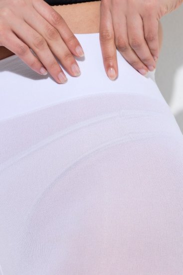 Ulla Popken 845319 Hlačke proti drgnjenju s čipko Bela - Hlačke proti drgnjenju - 