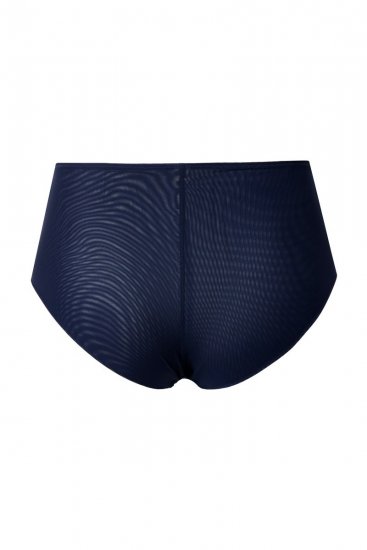 Ulla Popken 846235 Hipster spodnjice s čipko Temno modra - Spodnjice - 