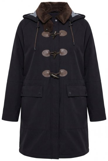 Ulla Popken 846278 Softshell plašč Črna - Plašči - Plašči za ženske večjih velikosti