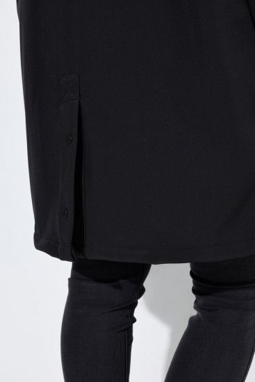 Ulla Popken 846278 Softshell plašč Črna - Plašči - Plašči za ženske večjih velikosti