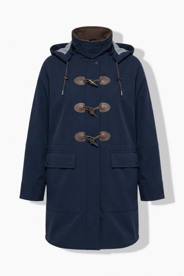 Ulla Popken 846278 Softshell plašč Temno modra - Plašči - Plašči za ženske večjih velikosti