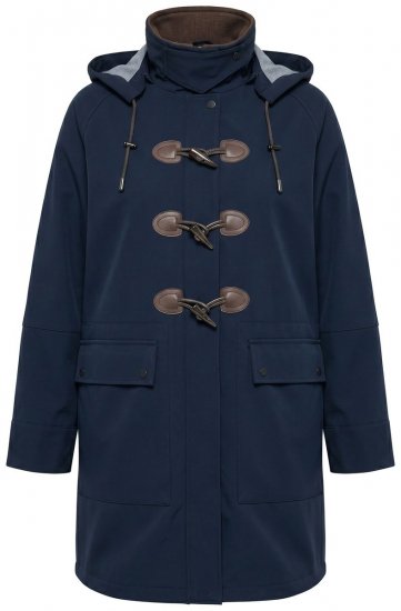Ulla Popken 846278 Softshell plašč Temno modra - Plašči - Plašči za ženske večjih velikosti