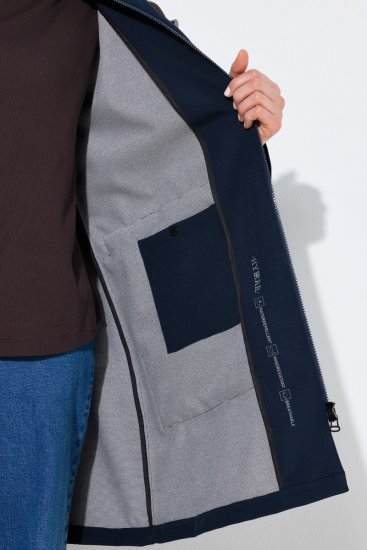 Ulla Popken 846278 Softshell plašč Temno modra - Plašči - Plašči za ženske večjih velikosti