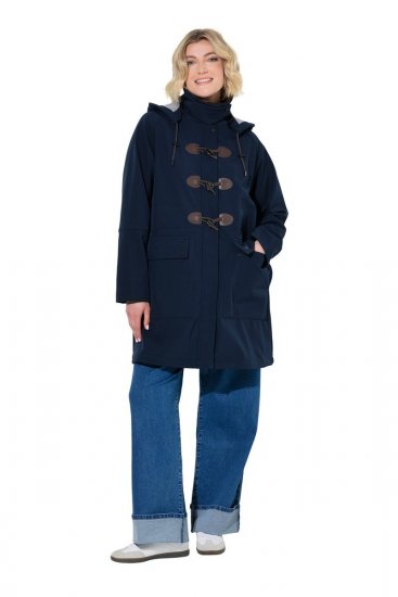 Ulla Popken 846278 Softshell plašč Temno modra - Plašči - Plašči za ženske večjih velikosti