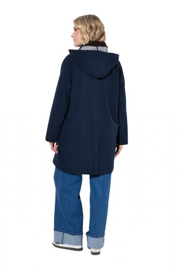 Ulla Popken 846278 Softshell plašč Temno modra - Plašči - Plašči za ženske večjih velikosti