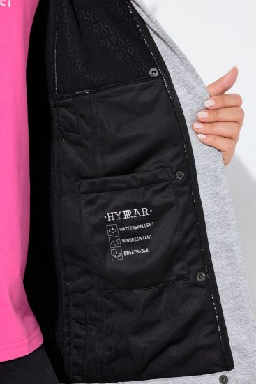 Ulla Popken 846744 Softshell jakna Siva melange - Jakne - Jakne za ženske v velikih številkah