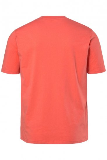Men+ 829 Majica Surfer's Paradise Koralna - Kratke Majice - Moške kratke majice za močnejše postave