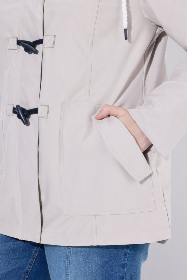 Ulla Popken 846853 Softshell jakna Šampanjec - Jakne - Jakne za ženske v velikih številkah