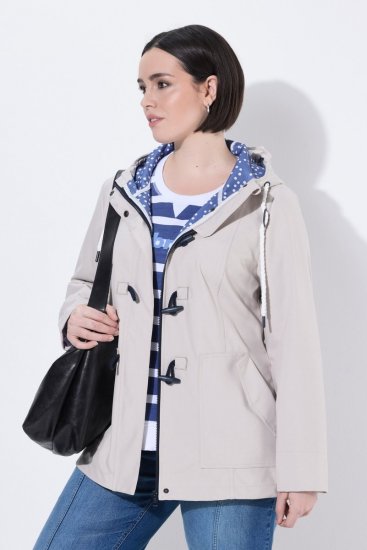 Ulla Popken 846853 Softshell jakna Šampanjec - Jakne - Jakne za ženske v velikih številkah