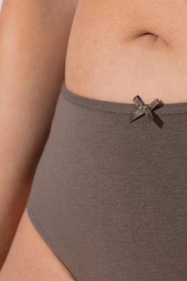 Ulla Popken 848826 Tangice z živalskim vzorcem 3 kosa Taupe - Spodnjice - 