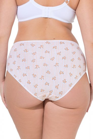 Ulla Popken 849098 Cvetlične spodnjice 6 kosa Oranžna - Spodnjice - 