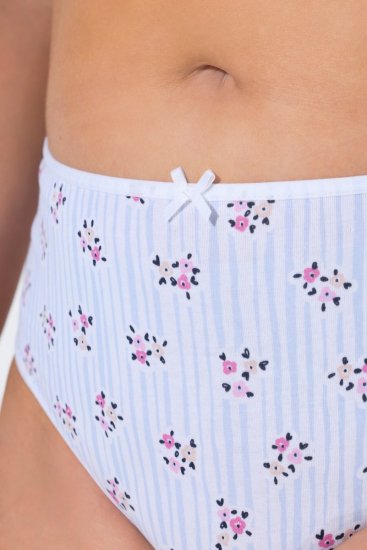 Ulla Popken 849098 Cvetlične spodnjice 5 kosa Svetlo modra - Spodnjice - 