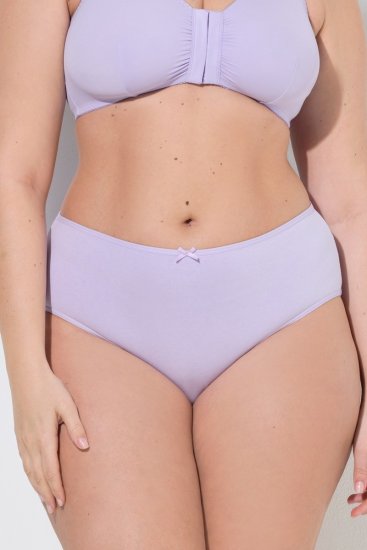 Ulla Popken 849202 Vzorčaste spodnjice 6 kosa Siva - Spodnjice - 