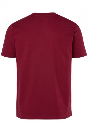 Men+ 448 Majica Endless Coast Bakreno rjava - Kratke Majice - Moške kratke majice za močnejše postave