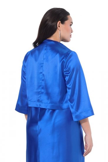 Ulla Popken 849457 Bolero Kraljevsko modra - Ulla Popken - Ulla Popken oblačila večjih velikosti