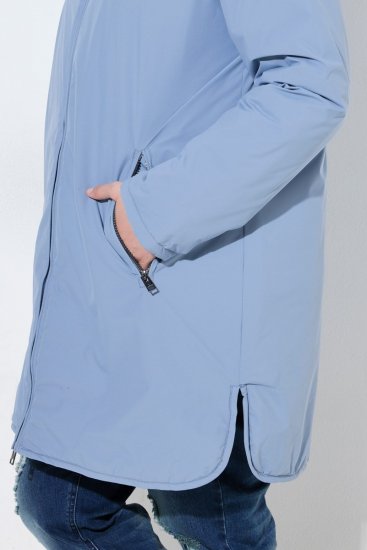 Ulla Popken 850361 Funkcionalna jakna Denim modra - Jakne - Jakne za ženske v velikih številkah