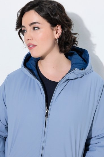 Ulla Popken 850361 Funkcionalna jakna Denim modra - Jakne - Jakne za ženske v velikih številkah