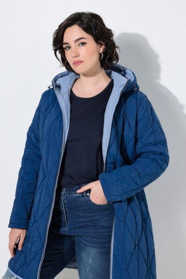 Ulla Popken 850361 Funkcionalna jakna Denim modra - Jakne - Jakne za ženske v velikih številkah