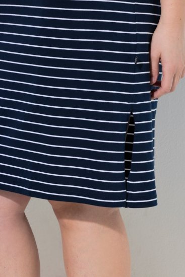 Ulla Popken 850401 Cvetlična spalna srajca Temno modra - Spalne srajce - 