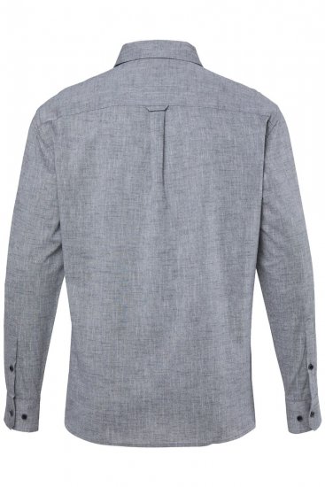 JP1880 850931 Chambray srajca z dolgimi rokavi Črna TALL - TALL srajce - TALL srajce za visoke moške