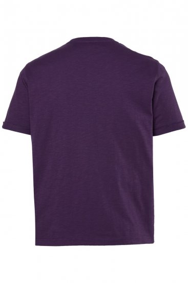 JP1880 850985 Majica s potiskom na prsih Temno vijolična TALL - TALL T-shirts - Majice za visoke moške