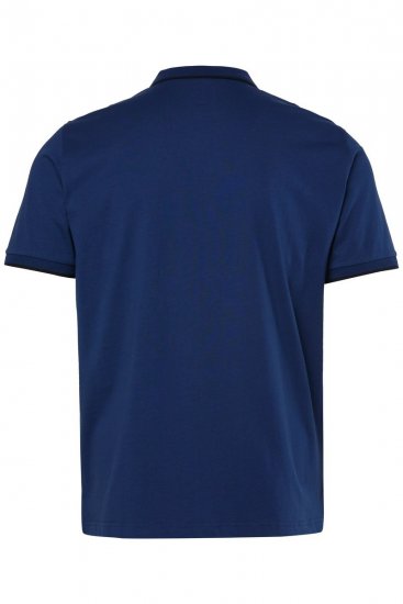 JP1880 851048 Polo majica z zadrgo Nočno modra TALL - TALL polo majice - TALL polo majice za visoke moške
