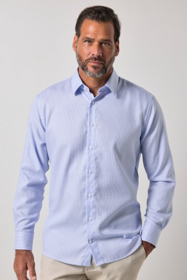 JP1880 851051 Poslovna srajca brez likanja z dolgimi rokavi Svetlo modra TALL - TALL srajce - TALL srajce za visoke moške