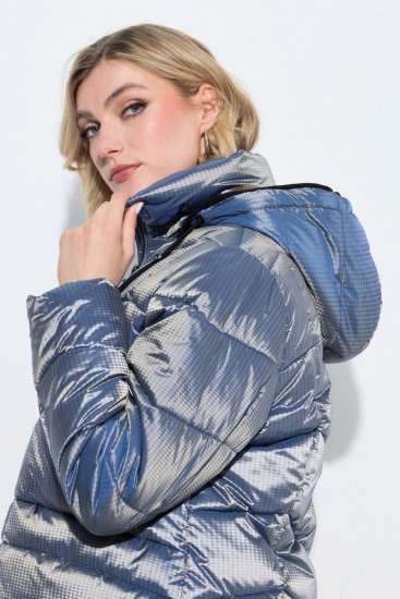Ulla Popken 851790 Prešita jakna Denim modra - Jakne - Jakne za ženske v velikih številkah